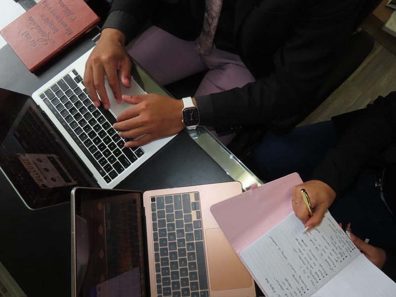 Chosen Innovations team members in a hands-on management development session